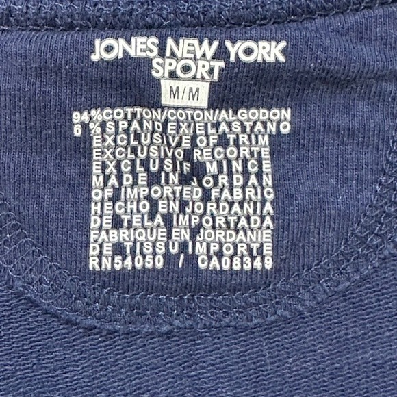 Jones New York Sport Womens Full Zip Jacket Comfy Warm Everyday Layering Sz M‎ - Picture 14 of 14